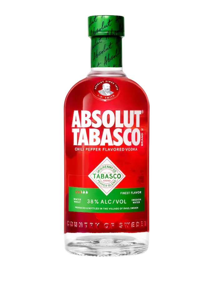 Absolut Tabasco Bottle