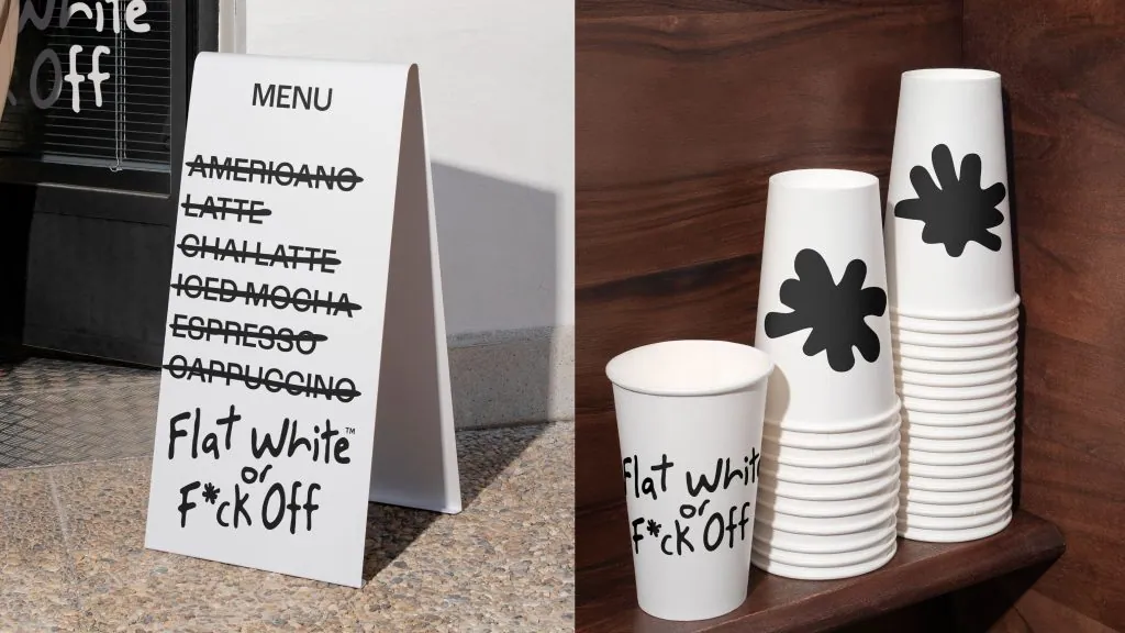 One Coffee. No Choices. Take It or Leave It. - detail